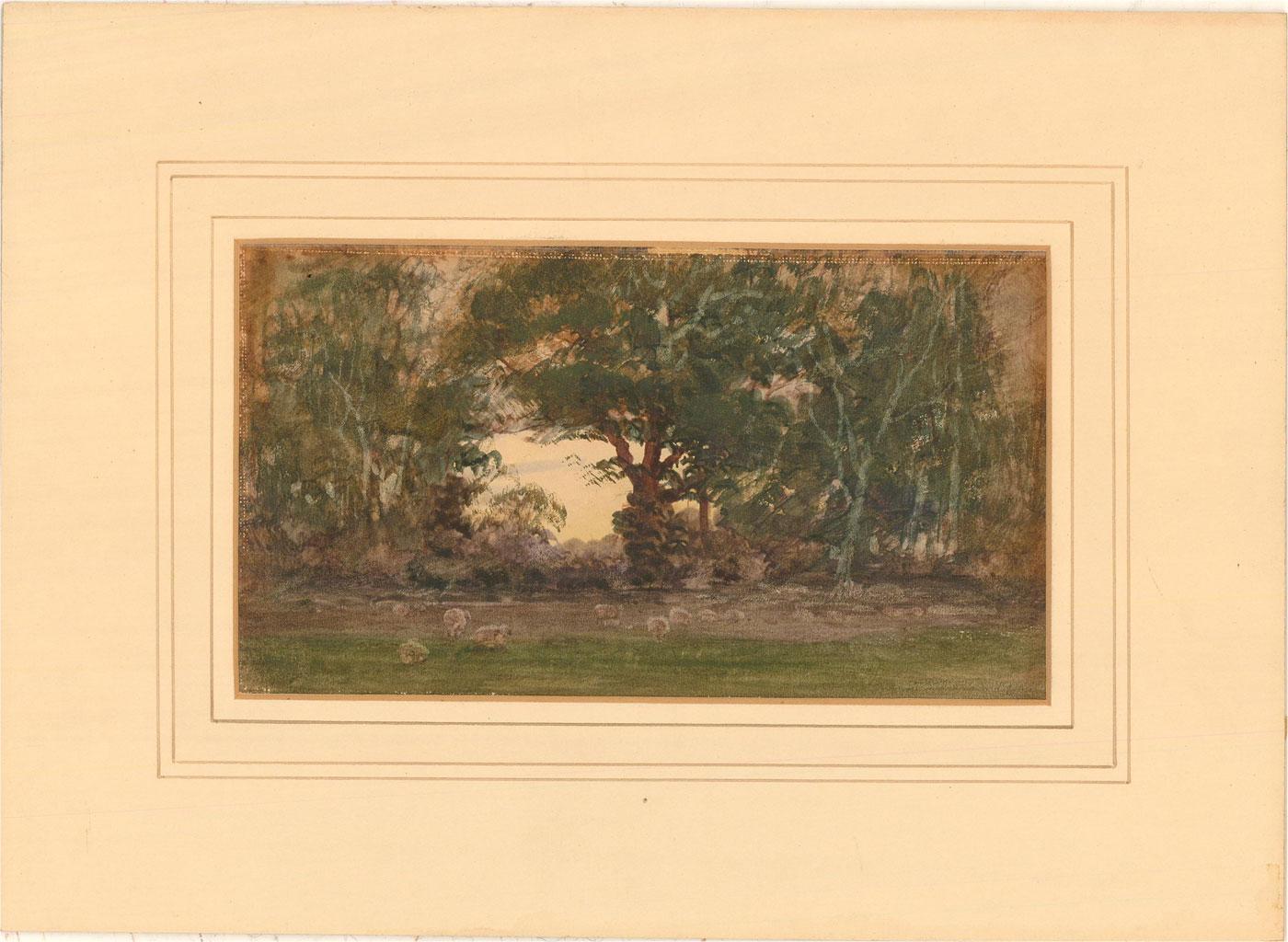 Attrib. Edouardo Matania (1947-1929) - Early 20th Century Gouache, The Clearing For Sale 3