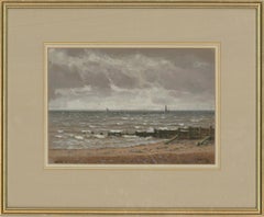 George Harry Wallis FSA (1848-1936) - 1912 Watercolour, A Grey Day