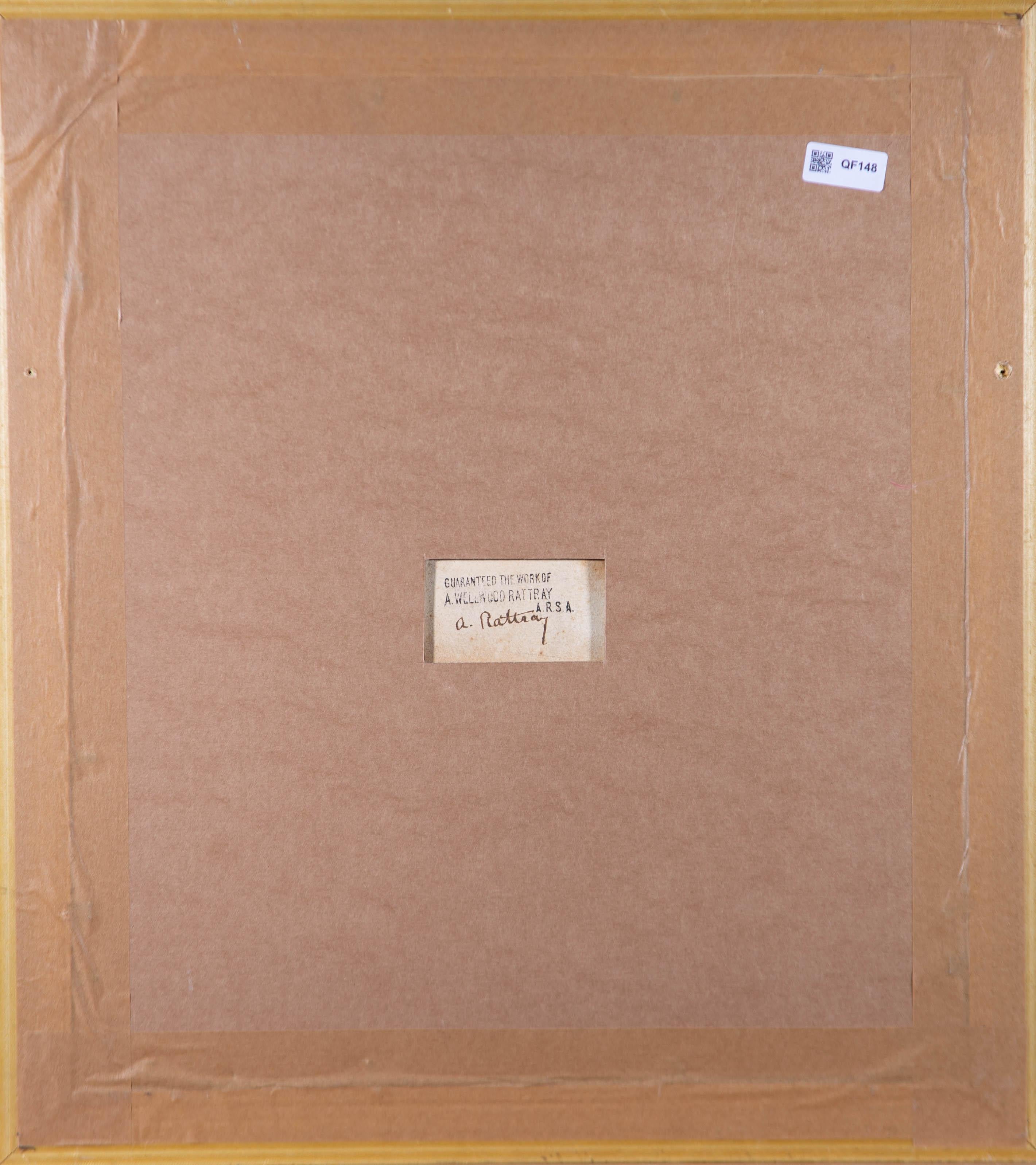 A. Wellwood Rattray ARSA (1849-1902) - Aquarell, Frau im Landleben im Angebot 3