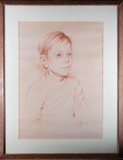 Franco Matania (1922-2006) - Signed 20th Century Chalk Drawing, Robbie