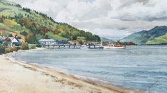 James Wallace - Signed & Framed Mid 20th Century Watercolour, Scottish Coast