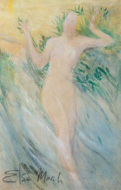 Elsie March (1884â€“1974) - Mid 20th Century Watercolour, Dancing Nymph