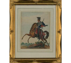 Early 19th Century Watercolour - Imperial Russian Army General