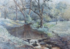 C.L. Windsor - Signed & Framed Early 20th Century Watercolour, Woodland Stream