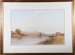James Orrock RI ROI (1829-1913) - 1876 Watercolour, River Scene