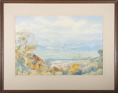 R.S. Deeves, - 1932 Watercolour, Vast Landscape