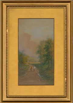 M.D. Ansell - 1910 Watercolour, Rural Path