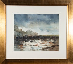 David Norman - Signed Mid 20th Century Watercolour, Harbour Scene