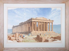 Alan Armstrong - 2002 Watercolour, The Parthenon, Athens