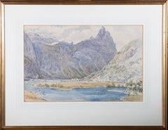 Sir John Walrond Bart. (1818-1889) - Aquarelle, Romsdalshornet, Norvège I