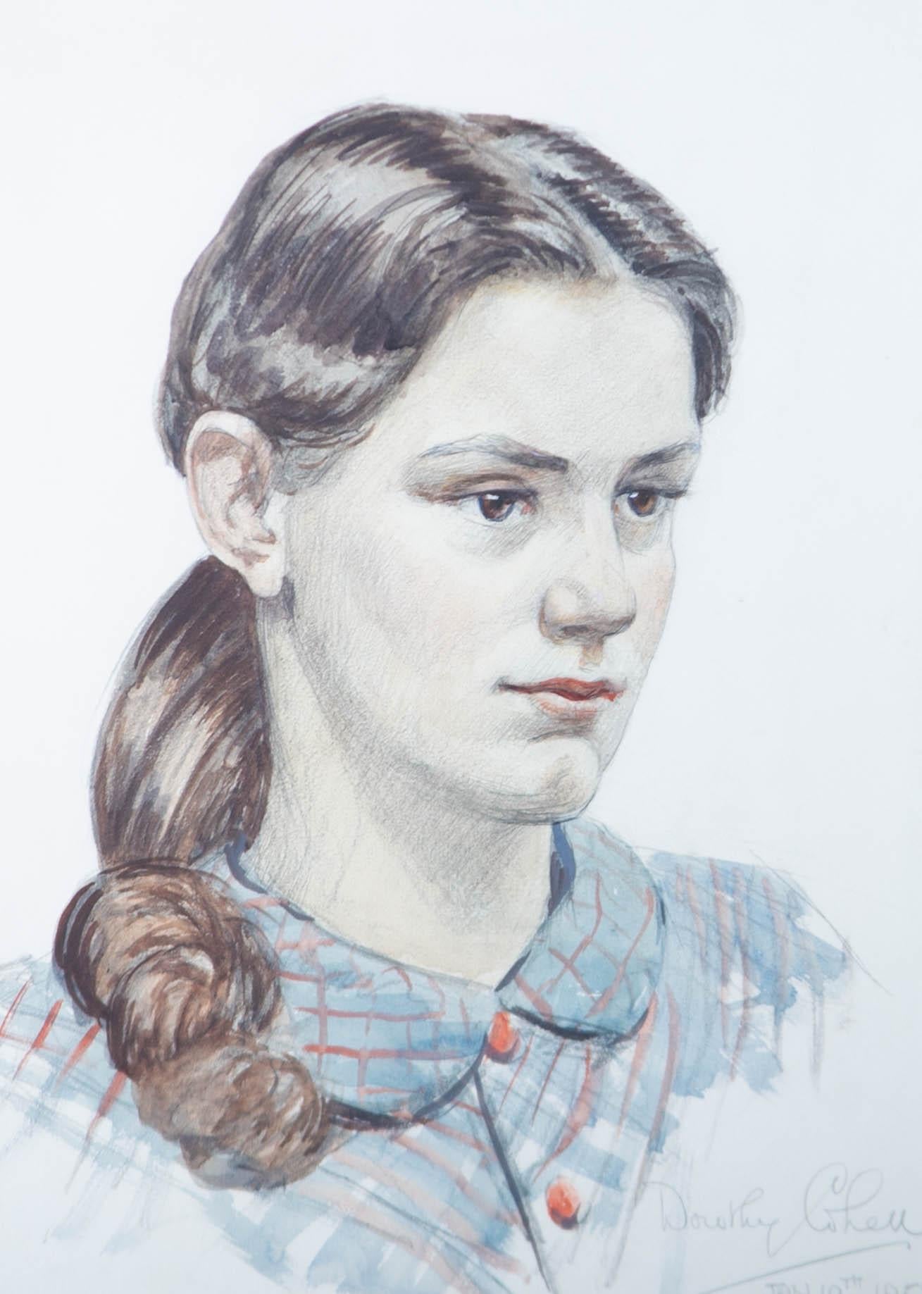 A. Dorothy Cohen (1887-1960) - 1957 Watercolour, Gillian Thatcher For Sale 1