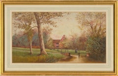 James Matthews - Late 19th Century Watercolour, At Shere, Surrey