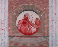 James Lewis - 1985 Acquerello, Sangue di Patroclo II