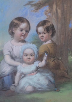 1859 Pastel - Joyful Siblings