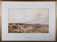 Attribué. Robert Thorne Waite RWS (1842-1935) - Aquarelle, Figures in Landscape