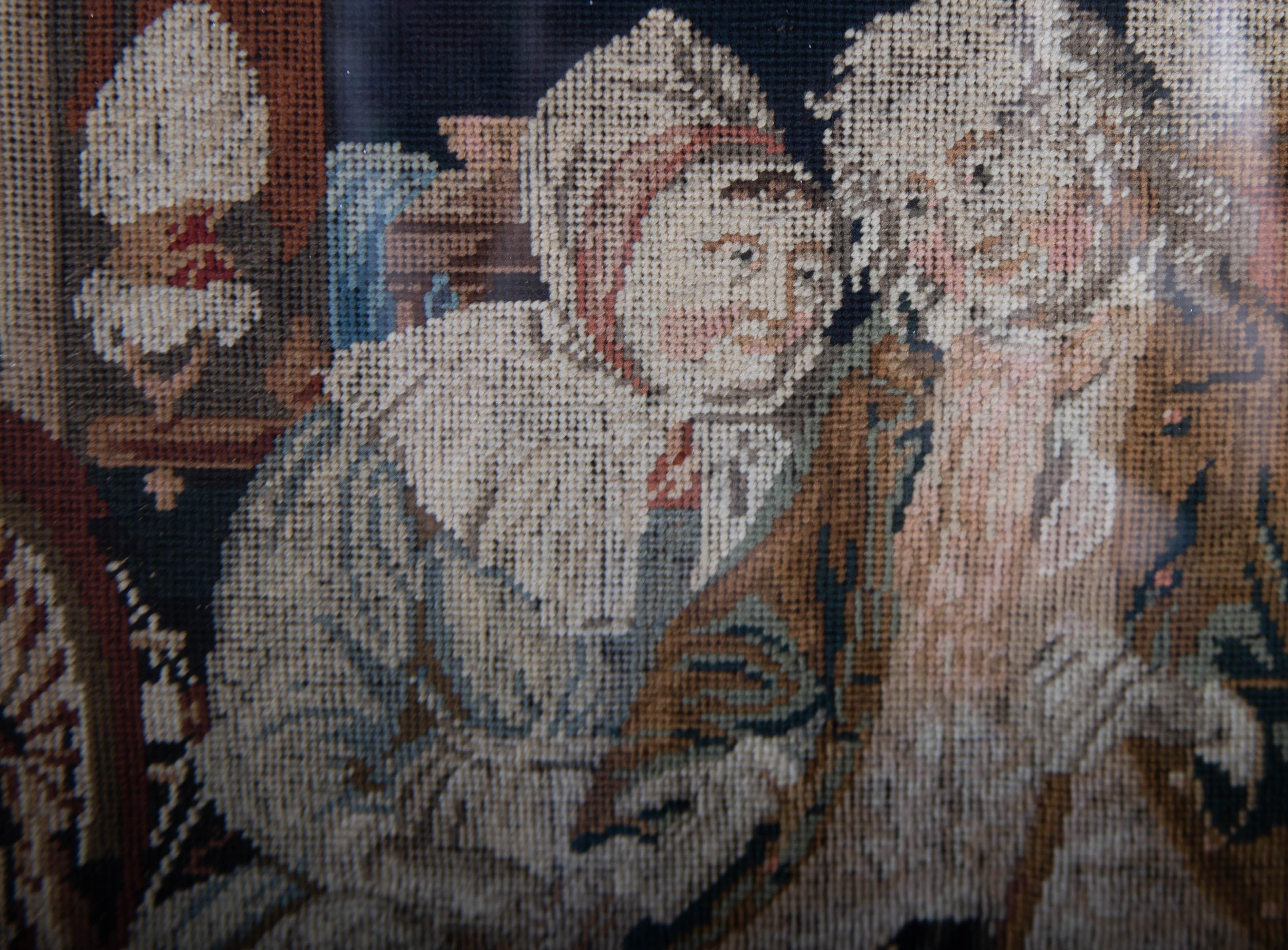 broderie de la fin du XIXe siècle - Un amour intemporel en vente 3