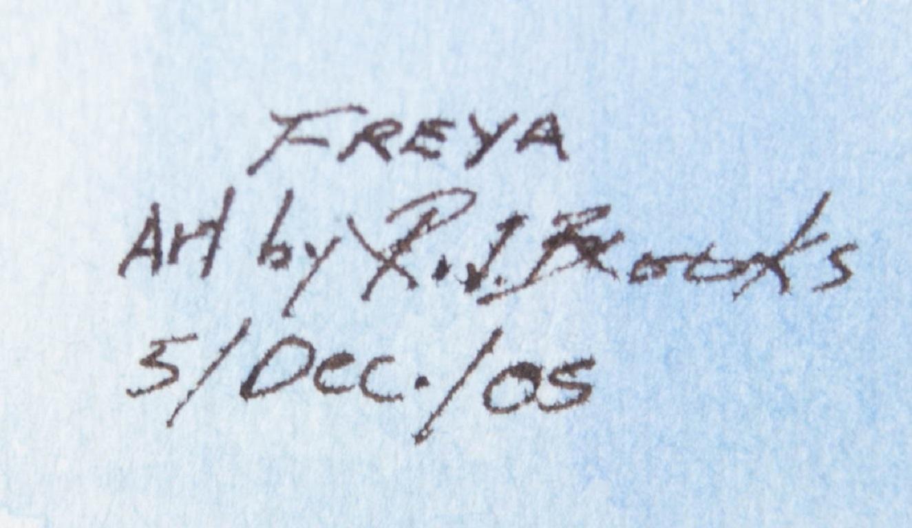 R.J. Brooks - 2005 Watercolour, Freya For Sale 2