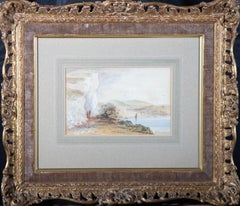 Antique Attrib. Charles Sim Mottram (fl.1876-1919) - 1878 Watercolour, Quiet Coast