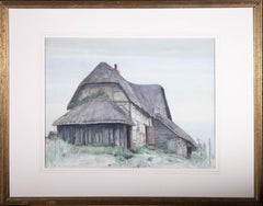 William T. Wood ROI VPRWS (1877-1958) - 1915 Watercolour, Cottage in Cholderton