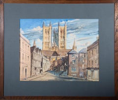 James Porteous Wood RSW (1919-2005) - Mid 20th Century Watercolour, Lincoln