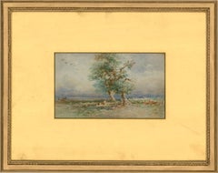 Attrib. David Cox Jnr. ARWS (1809-1885) - Watercolour, Mountain Landscape