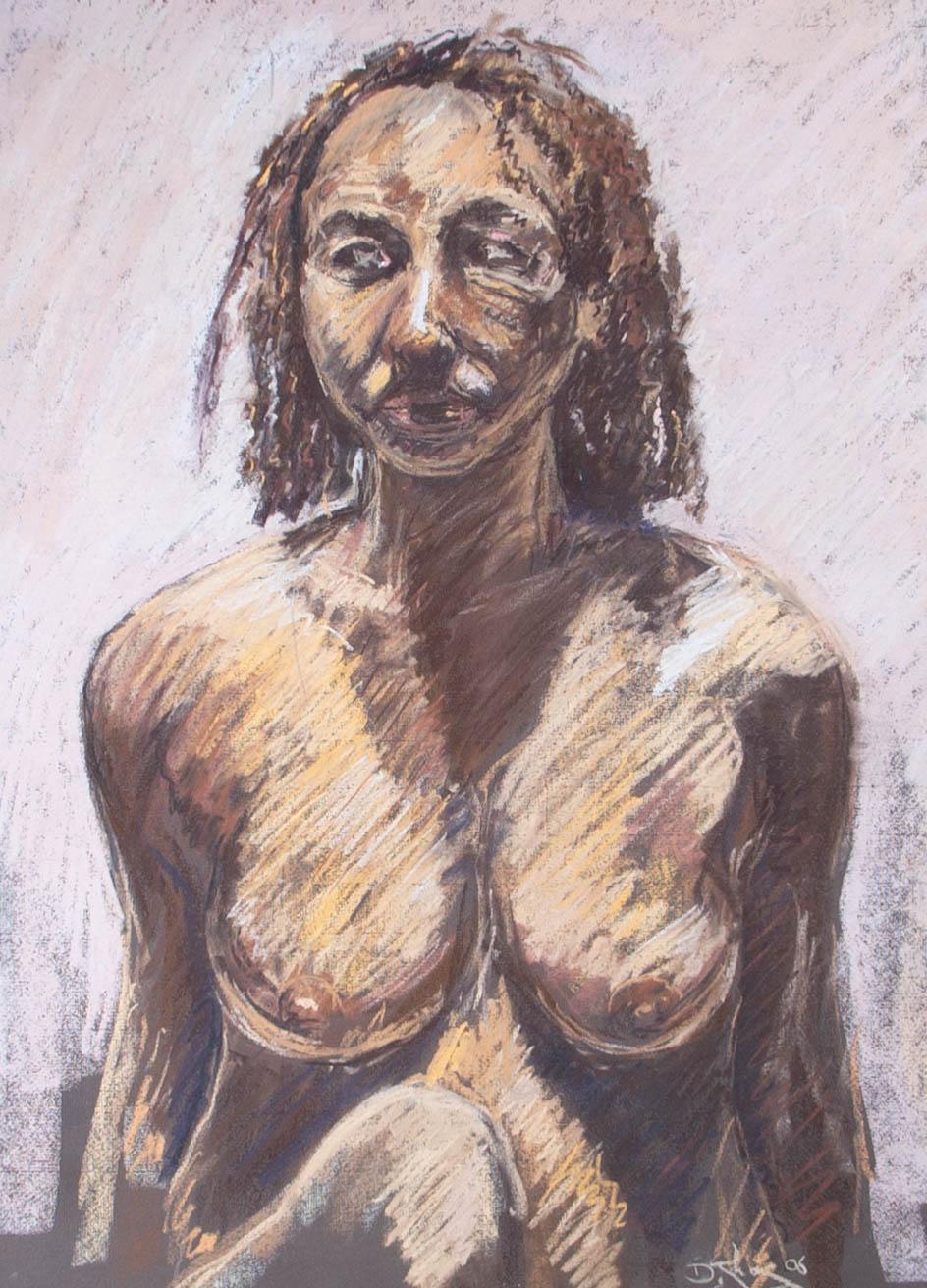D.J. Long - 2006 Pastel, Female Nude For Sale 1
