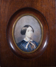 Mid 19th Century Watercolour - 1850's Lady