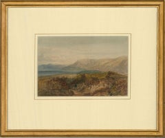 George Hayes RCA (c.1823-1895) - 1876 Watercolour, Little Orme's Head