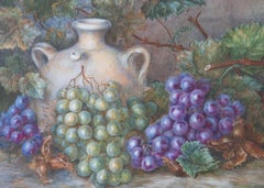 G.L. Falconer - 1879 Watercolour, Vines and Grapes