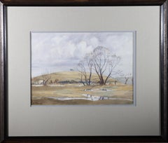 H. McDowall - Aquarelle du 20e siècle, Un paysage d'hiver