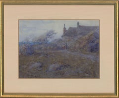 Antique Attrib. Alexander Coutts Fraser (1868-1939) - Watercolour, Cool Dawn
