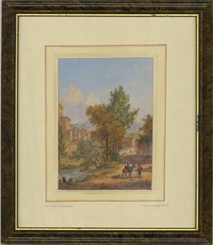 Jacob George Strutt (1784â€“1867) - 1842 Gouache, Continental Summer