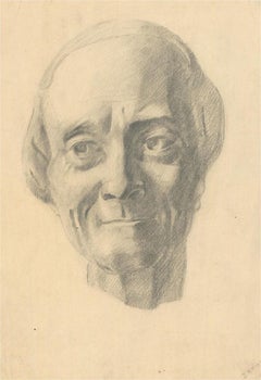 Dorothy Hepworth (1894-1978) - 1914 Graphite Drawing, Head Portrait