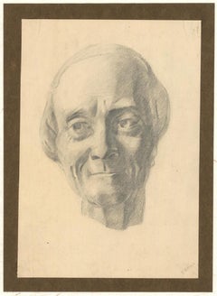 Dorothy Hepworth (1894-1978) - 1914 Graphite Drawing, Head Portrait
