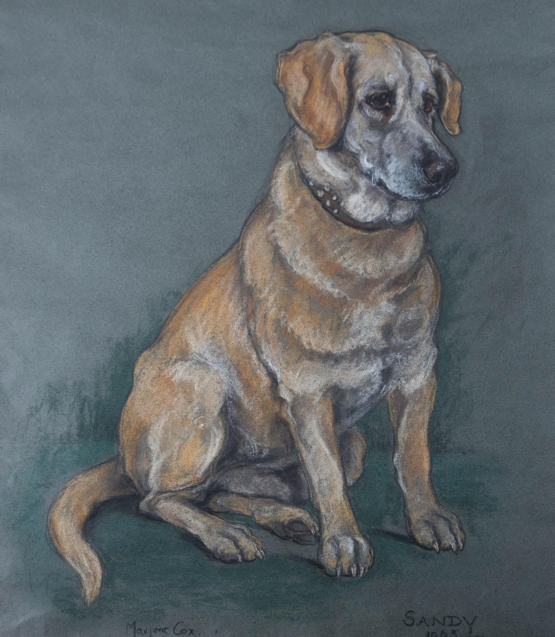 Marjorie Cox (1915-2003) – 1963 Pastell, Sandy im Angebot 1