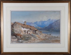 Cossart - Early 20th Century Watercolour, Lakeside Cottage