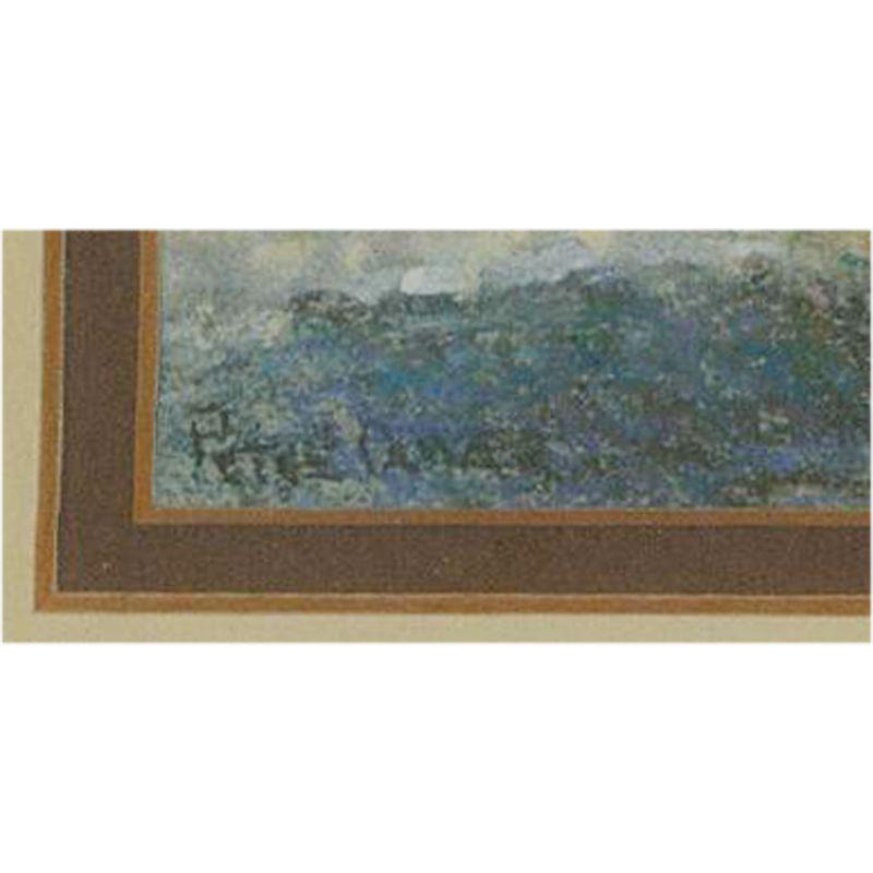 Peter Oliver (1927-2006) - Signed 1996 Pastel, Winter Weather For Sale 3