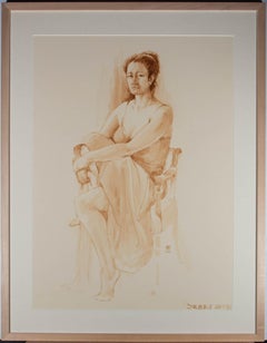 Wendy Trinder FSBA SWA - 1999 Watercolour, Portrait of Debbie
