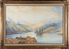 John Francis Salmon (1808-1886) - Signed 1881 Watercolour, Scottish Landscape