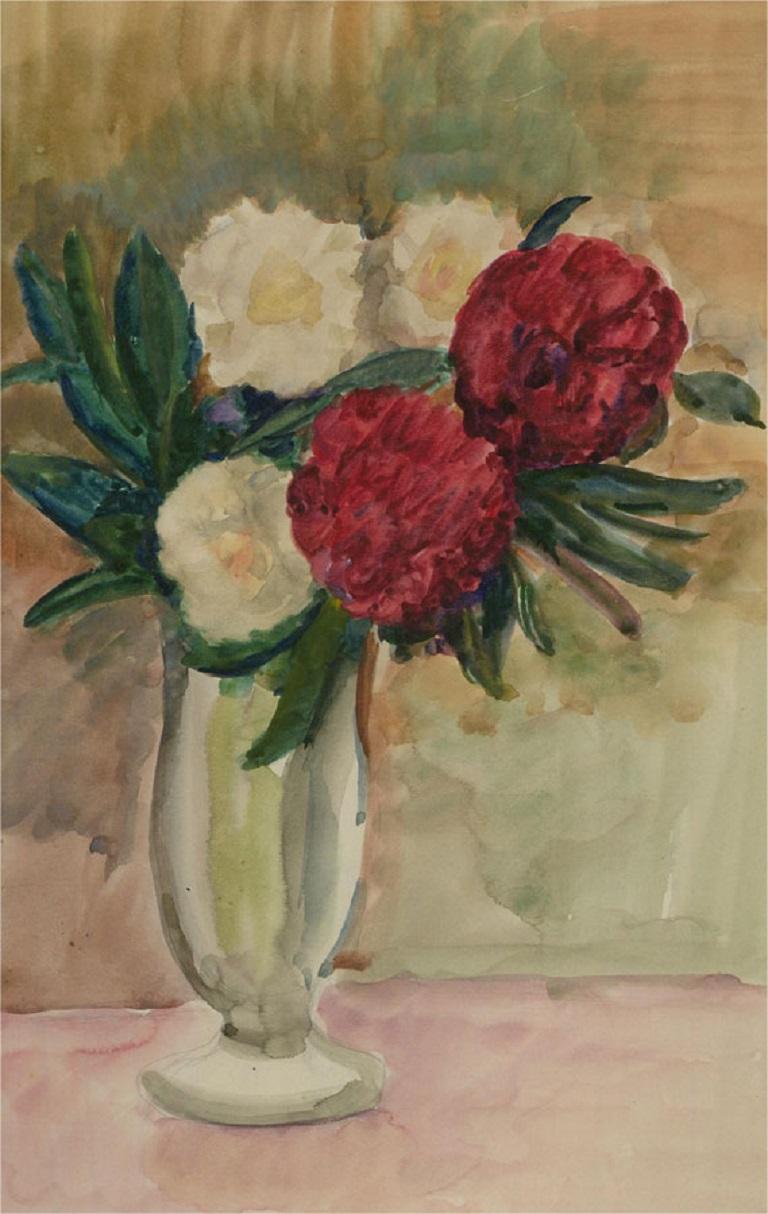 Dorothy Hepworth (1894-1978) - Mid 20th Century Watercolour, Flower Vase 1