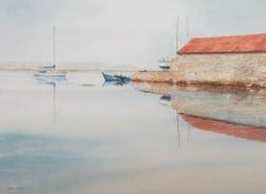 Joel Rawe - Contemporary Watercolour, The River Exe at Topsham