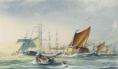 Peter Whittock - 20th Century Watercolour, Ay for London 'Osses