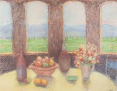 Marika Eversfield (1914-2014) - Pastel del siglo XX, Naturaleza muerta de Verona