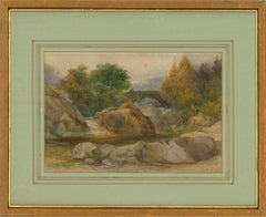 William Laithwood Appleton - 1903 Watercolour, Pont Sledr