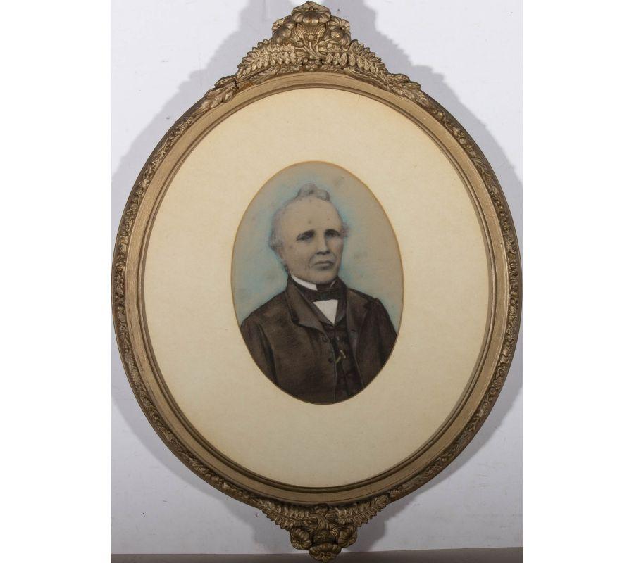 Unknown Portrait - Late 19th Century Pastel - Gentleman