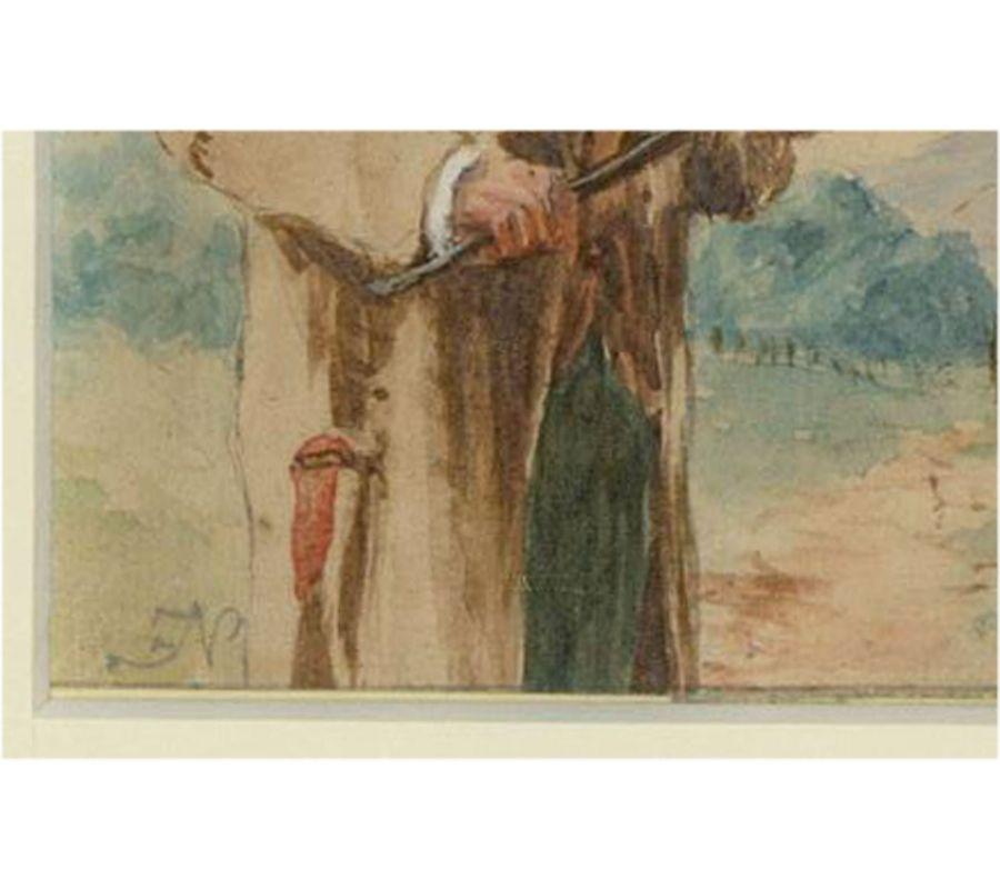 Erskine Nicol RSA ARA (1825â€“1904) - Late 19th Century Watercolour, The Threat For Sale 2