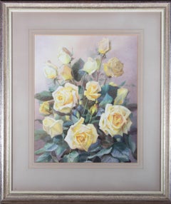 Vintage Jack Carter (1912-1992) - 1958 Watercolour, Rosalinda Roses