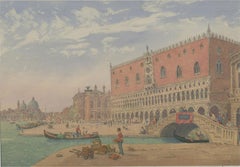 John Weston Gough (1929-2019) - Acquerello del XX secolo, Palazzo Ducale