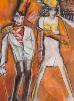 Susan Paine - 20th Century Pastel, Soldier And The Society Girl