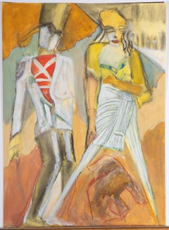 Susan Paine - 20th Century Watercolour, Ancient Figures
